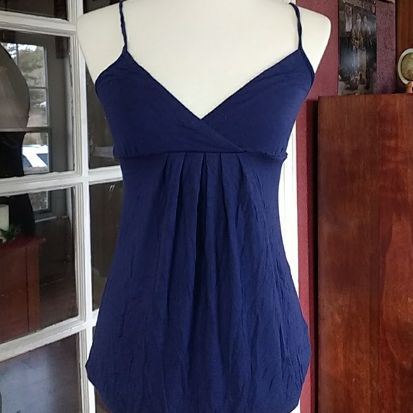 Garage Tops - 🌞 SALE🌞Navy blue v neck tank top shirt by GARAGE